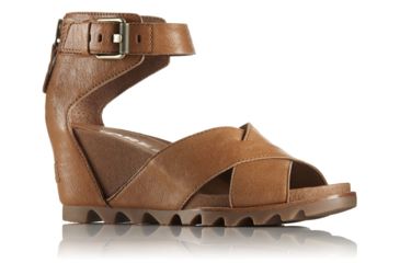 Image of Sorel Joanie Sandal II Leather, Womens, Camel Brown, 9 US, 1775841224-9