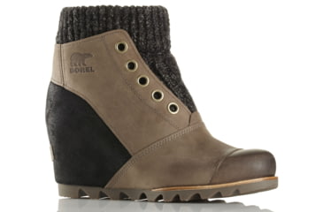 Image of Sorel Joanie Sweater Casual Boot - Women's-Pebble-Medium-6.5