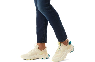 Image of Sorel Kinetic Breakthru Day Lace Sneakers - Womens, Bleached Ceramic/White, 8.5 US, 1986301-165-8.5