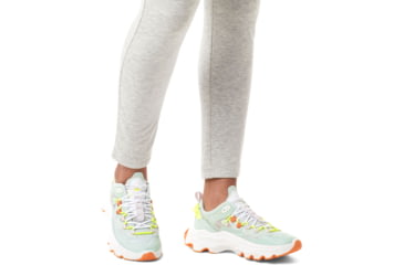 Image of Sorel Kinetic Breakthru Tech Lace Sneakers - Womens, Tea Light/Sea Salt, 9.5 US, 1986291-309-9.5