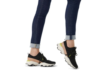 Image of Sorel Kinetic Impact Lace Sneaker - Womens, Medium, Black, 9.5, 1942111-Black-9.5