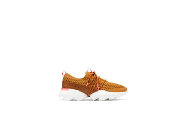 Image of Sorel Kinetic Impact Lace Sneakers - Womens, Burnished Amber, Coral Glow, 11, 1942111-795-11