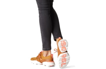 Image of Sorel Kinetic Impact Lace Sneakers - Womens, Burnished Amber, Coral Glow, 8, 1942111-795-8