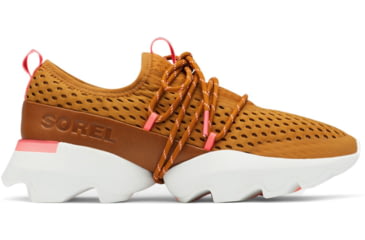 Image of Sorel Kinetic Impact Lace Sneakers - Womens, Burnished Amber, Coral Glow, 8, 1942111-795-8