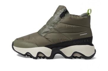 Image of Sorel Kinetic Impact Puffy Zip WP Boots - Womens, Stone Green/Black, 8.5US, 2058681397-8.5