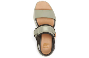 Image of Sorel Kinetic Impact Slingback Heel Sandals - Womens, Safari/Jet, 8 US, 2030481-348-8