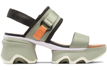 Image of Sorel Kinetic Impact Slingback Heel Sandals - Womens, Safari/Jet, 8 US, 2030481-348-8