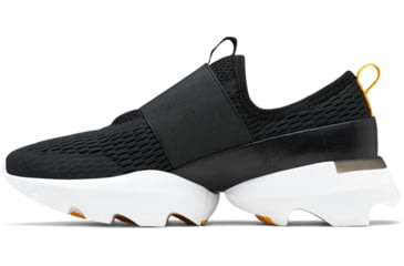 Image of Sorel Kinetic Impact Strap Sneakers - Womens, Black, White, 6, 1999491-010-6