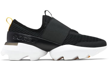 Image of Sorel Kinetic Impact Strap Sneakers - Womens, Black, White, 6, 1999491-010-6