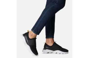 Image of Sorel Kinetic Impact Strap Sneakers - Womens, Black/White, 7.5 US, 1999491-010-7.5