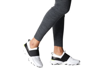 Image of Sorel Kinetic Impact Strap Sneakers - Womens, White, Bolt, 9.5, 1999491-100-9.5