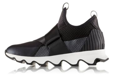 Image of Sorel Kinetic Sneak Casual Shoes - Women's, Black, White, 6, 1776271010-6