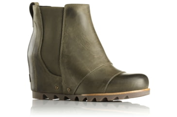 Image of Sorel Lea Wedge Casual Boot - Women's-Peatmoss-Medium-9