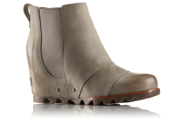 Image of Sorel Lea Wedge Leather Casual Boot, Womens, Kettle, 9 US, 1787771005-9