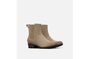 Image of Sorel Lolla Chelsea Boot - Womens, Suede-Ash Brown, Buff, 7.5, 1822501240-7.5