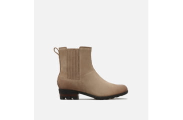 Image of Sorel Lolla Chelsea Boot - Womens, Suede-Ash Brown, Buff, 7.5, 1822501240-7.5