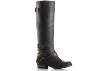 Image of Sorel Lolla Tall Casual Boot - Women's-Black-Medium-8