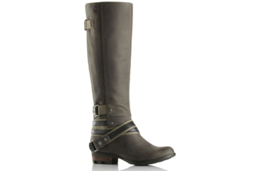 Image of Sorel Lolla Tall Casual Boot - Women's-Quarry-Medium-7.5