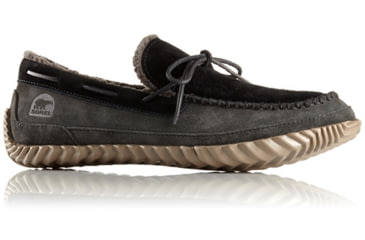 Image of Sorel Maddox Moc Slipper - Men's-Black/Jet-Medium-9