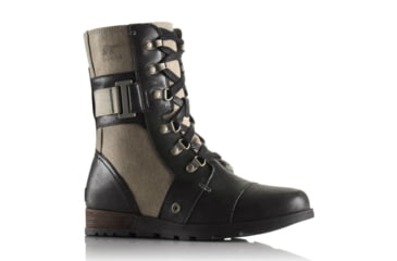Image of Sorel Major Carly Casual Boot - Women's-Wet Sand/Black-Medium-9.5 US
