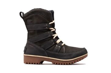 Image of Sorel Meadow Lace Premium Boot - Womens, Black, 5, 1690021010-5