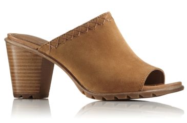Image of Sorel Nadia Mule Suede Casual Boot, Womens, Camel Brown, 8.5 US, 1787361224-8.5