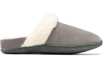 Image of Sorel Nakiska Slide II Slipper - Women's, Quarry, Grill, 8, 1902881-053-8