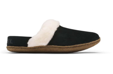 Image of Sorel Nakiska Slide II Slippers - Women's, Black/Natural, 9 US, 1902881010-9