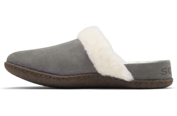 Image of Sorel Nakiska Slide II Slippers - Women's, Quarry/Natural, 9 US, 1902881052-9