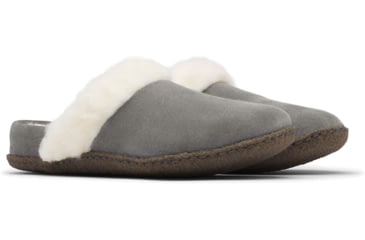 Image of Sorel Nakiska Slide II Slippers - Women's, Quarry/Natural, 9 US, 1902881052-9
