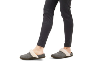 Image of Sorel Nakiska Slide II Slippers - Women's, Quarry/Natural, 9 US, 1902881052-9