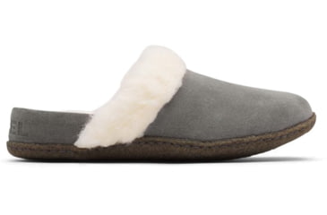 Image of Sorel Nakiska Slide II Slippers - Women's, Quarry/Natural, 9 US, 1902881052-9