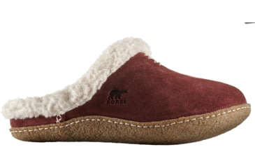 Image of Sorel Nakiska Slide Winter Slipper - Women's-Redwood/Dark Stone-6