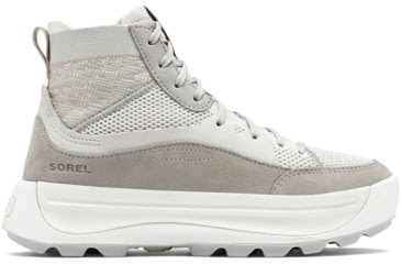 Image of Sorel Ona 503 Knit Mid Sneakers - Womens, Moonstone/Dove, 7.5 US, 2033981-009-7.5