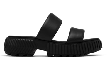 Image of Sorel Ona Streetworks Slide Mid Sandal - Womens, Black/Chalk, 8.5, 2069911-010-8.5