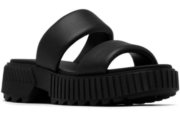 Image of Sorel Ona Streetworks Slide Mid Sandal - Womens, Black/Chalk, 8.5, 2069911-010-8.5