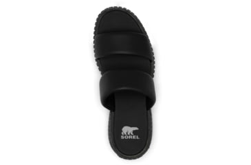 Image of Sorel Ona Streetworks Slide Mid Sandal - Womens, Black/Chalk, 8.5, 2069911-010-8.5