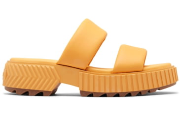 Image of Sorel Ona Streetworks Slide Mid Sandal - Womens, Yellow Ray/Sea Salt, 5, 2069911-765-5
