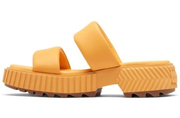 Image of Sorel Ona Streetworks Slide Mid Sandal - Womens, Yellow Ray/Sea Salt, 5, 2069911-765-5