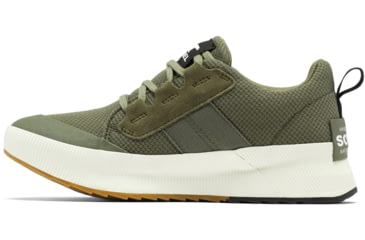 Image of Sorel Out N About III Low Sneaker Waterproof - Women's, Stone Green, Sea Salt, 10, 2019631-397-10