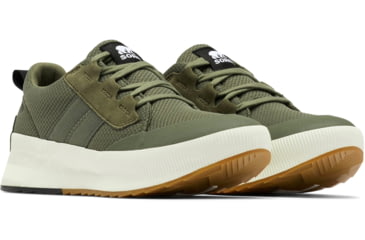 Image of Sorel Out N About III Low Sneaker Waterproof - Women's, Stone Green, Sea Salt, 10, 2019631-397-10