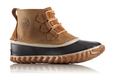 Image of Sorel Out N About Lace Casual Boot, Youth, Elk/ Black, 7 US, 1751181286-7