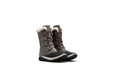 Image of Sorel Out N About Plus Tall Boots - Womens, Quarry, Coal, 9, 1833581053-9