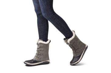 Image of Sorel Out N About Plus Tall Boots - Womens, Quarry, Coal, 9, 1833581053-9