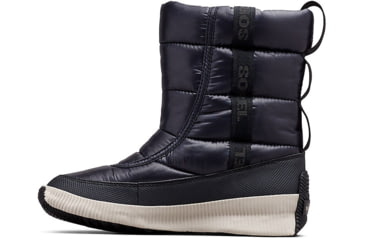 Image of Sorel Out N About Puffy Mid - Womens, SHINY Black, 6.5, 1876881010-6.5