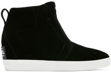 Image of Sorel Out N About Pull On Wedge Boot - Womens, Black/Sea Salt, 8, 2058651-010-8