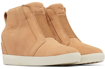 Image of Sorel Out N About Pull On Wedge Boot - Womens, Canoe/Sea Salt, 9, 2058651-262-9