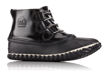 Image of Sorel Out N About Rain Boot, Womens, Black, 5 US, 1735301010-5