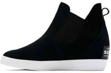 Image of Sorel Out N About Slip-On Wedge Boots - Womens, Black/White, 11, 2033021-010-11