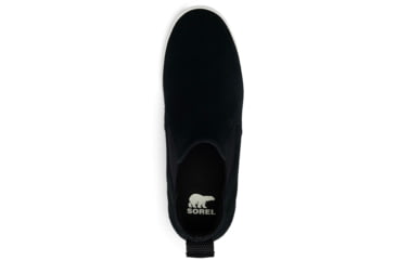 Image of Sorel Out N About Slip-On Wedge Boots - Womens, Black/White, 11, 2033021-010-11